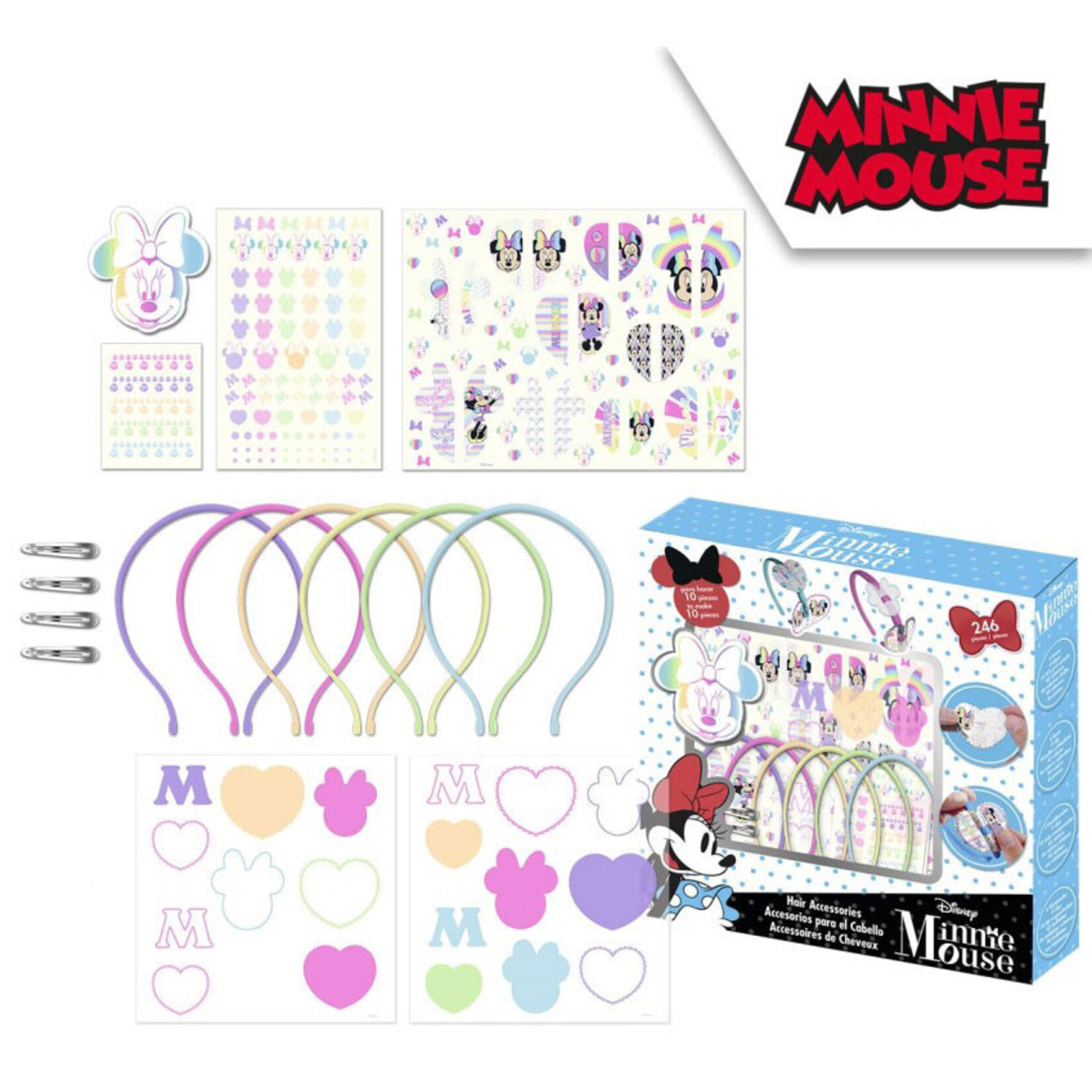 Disney Minnie Haarclip-Haarbänder Set