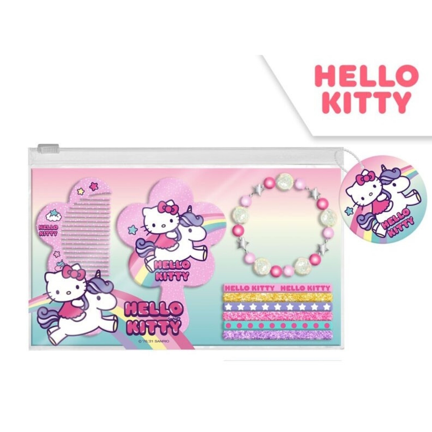 Hello Kitty Haar-Zusätze + Nessessär