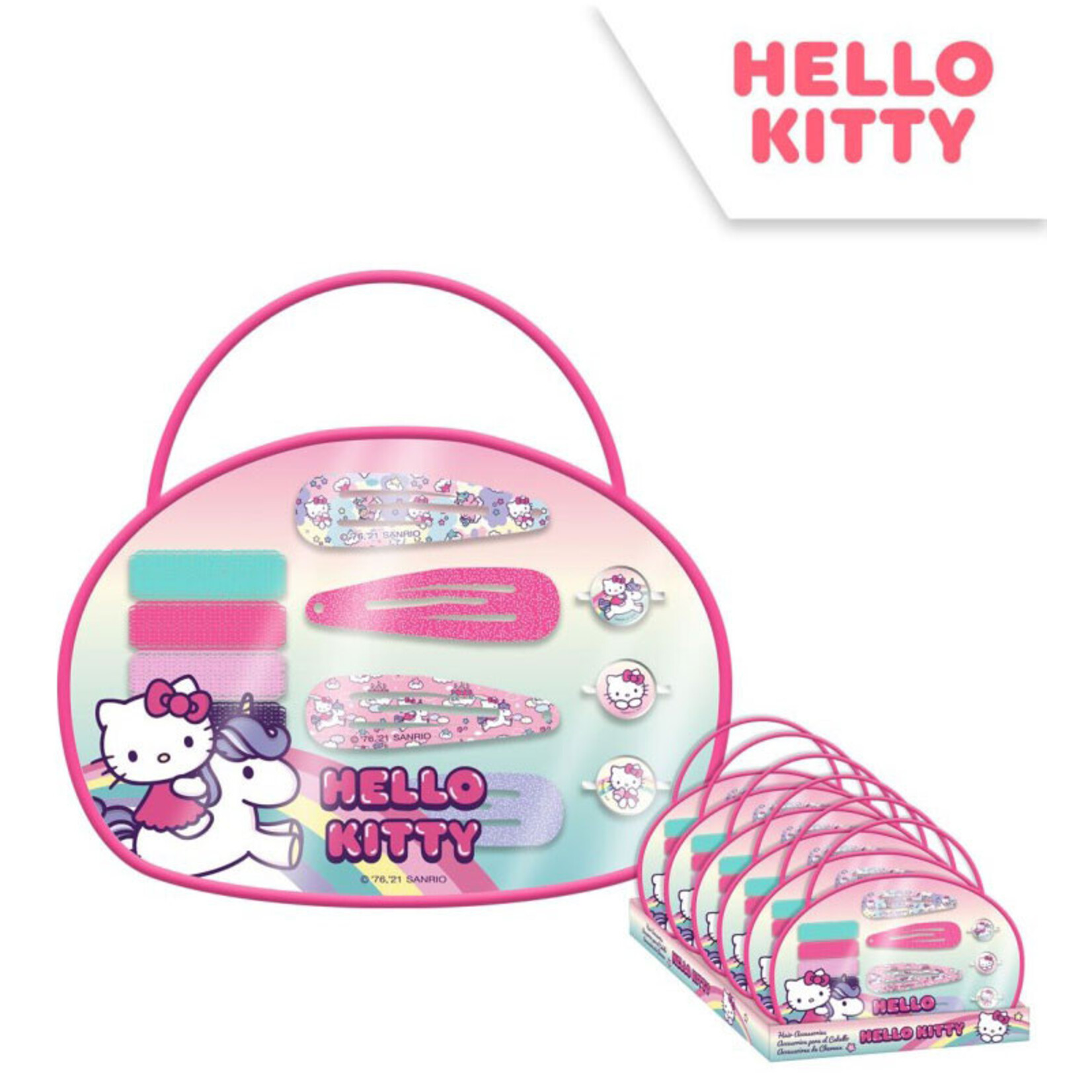 Hello Kitty Haar-Zusätze + Nessessär