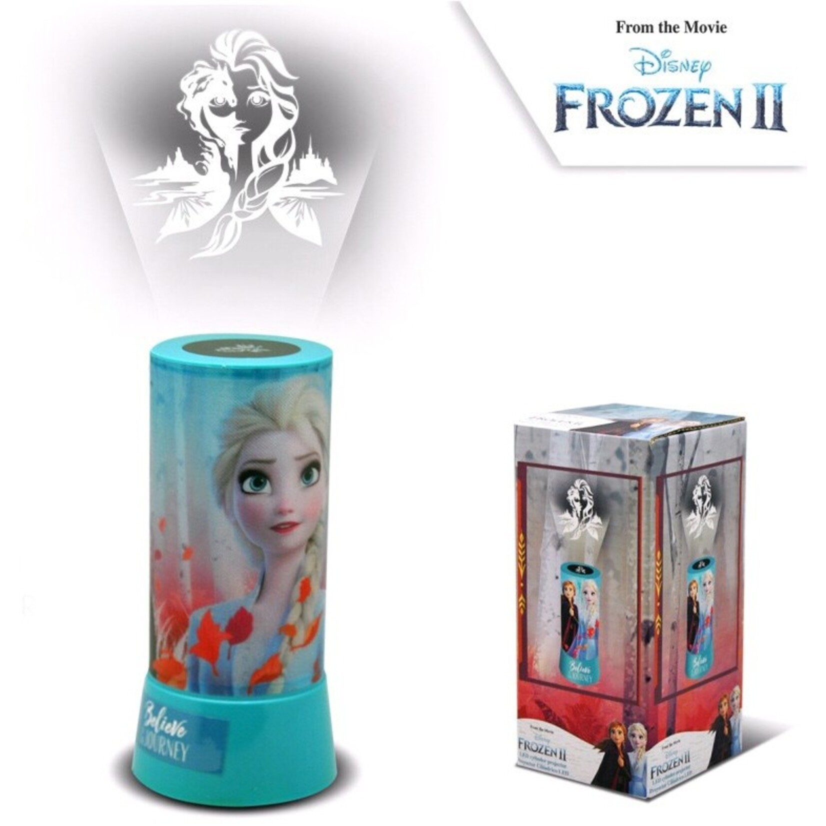 Disney Frozen 2-in-1 Beamer, Lampe, Nachtlicht Disney Eiskönigin