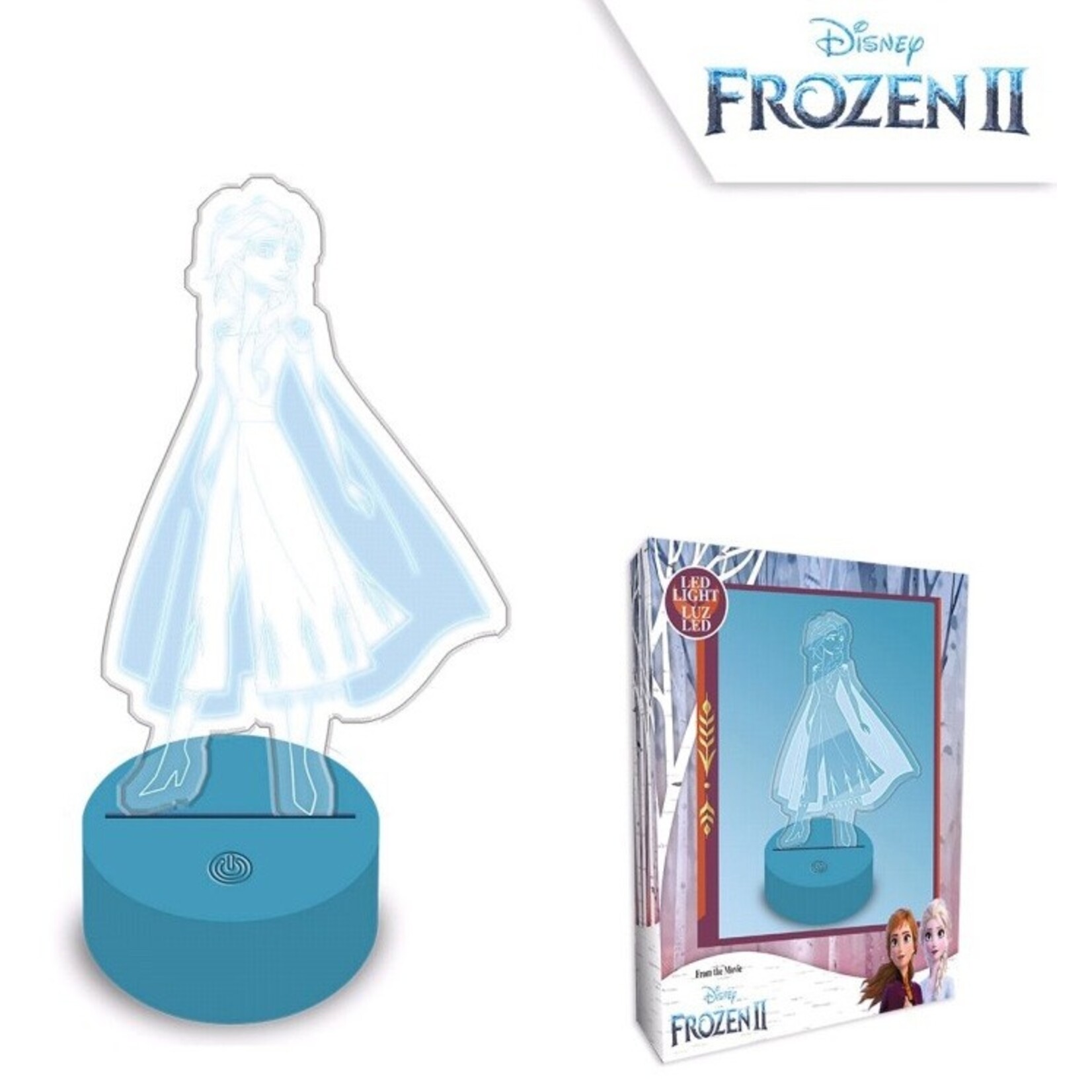 Disney Frozen Disney Eiskönigin 2D LED Lampe