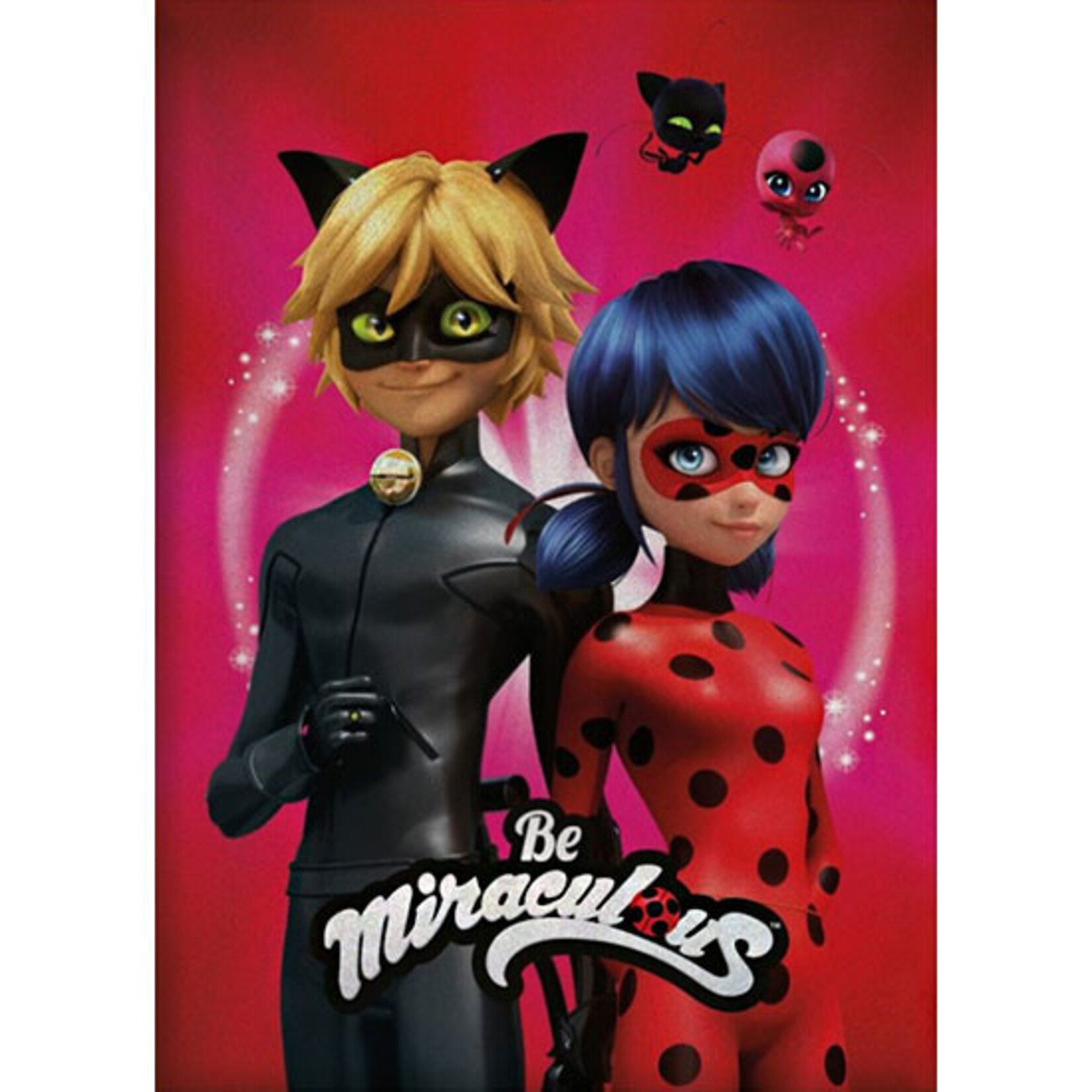 Miraculous Ladybug Polardecke 100x140 cm