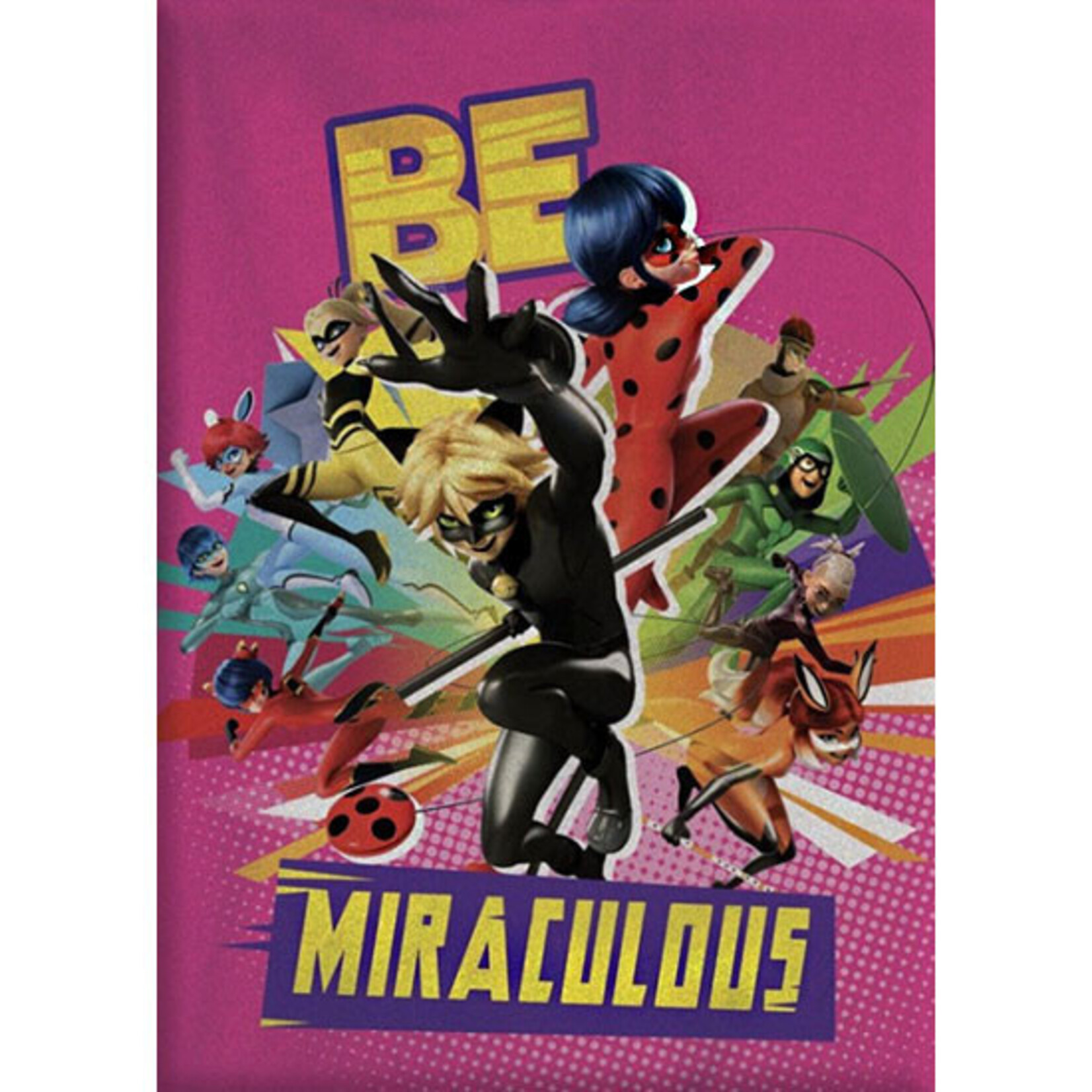 Miraculous Ladybug Polardecke 100x140 cm