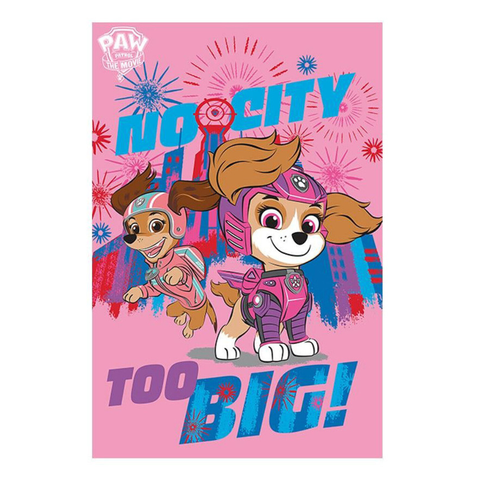 Paw Patrol Paw Patrol City Polarfleece-Decke 100*150 cm