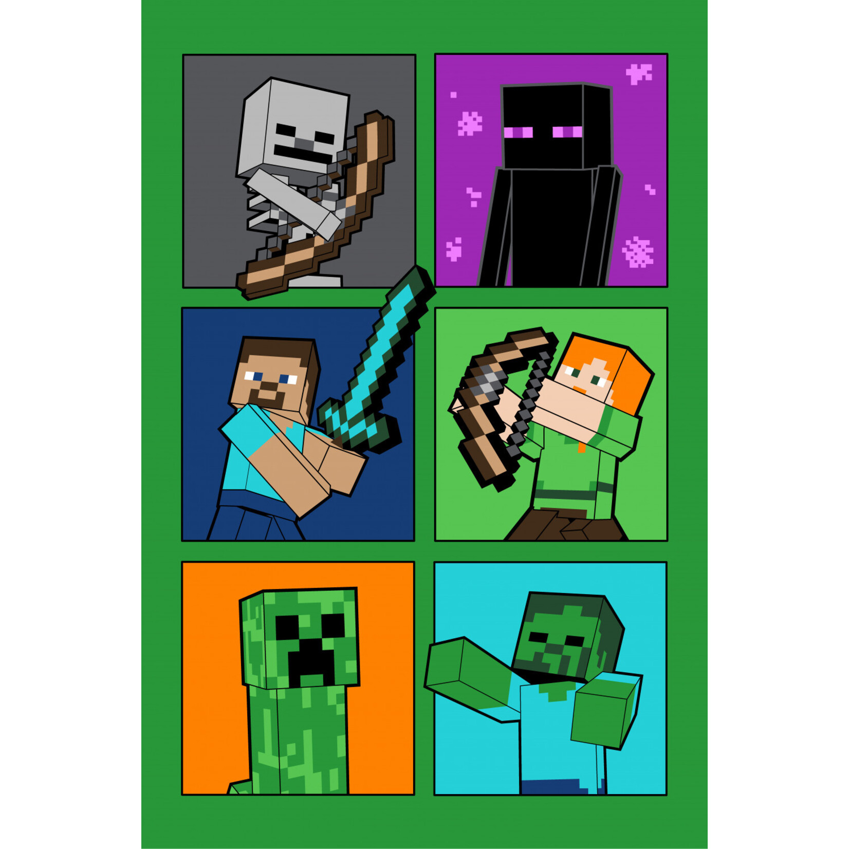 MINECRAFT Minecraft Fleecedecke 100*150 cm
