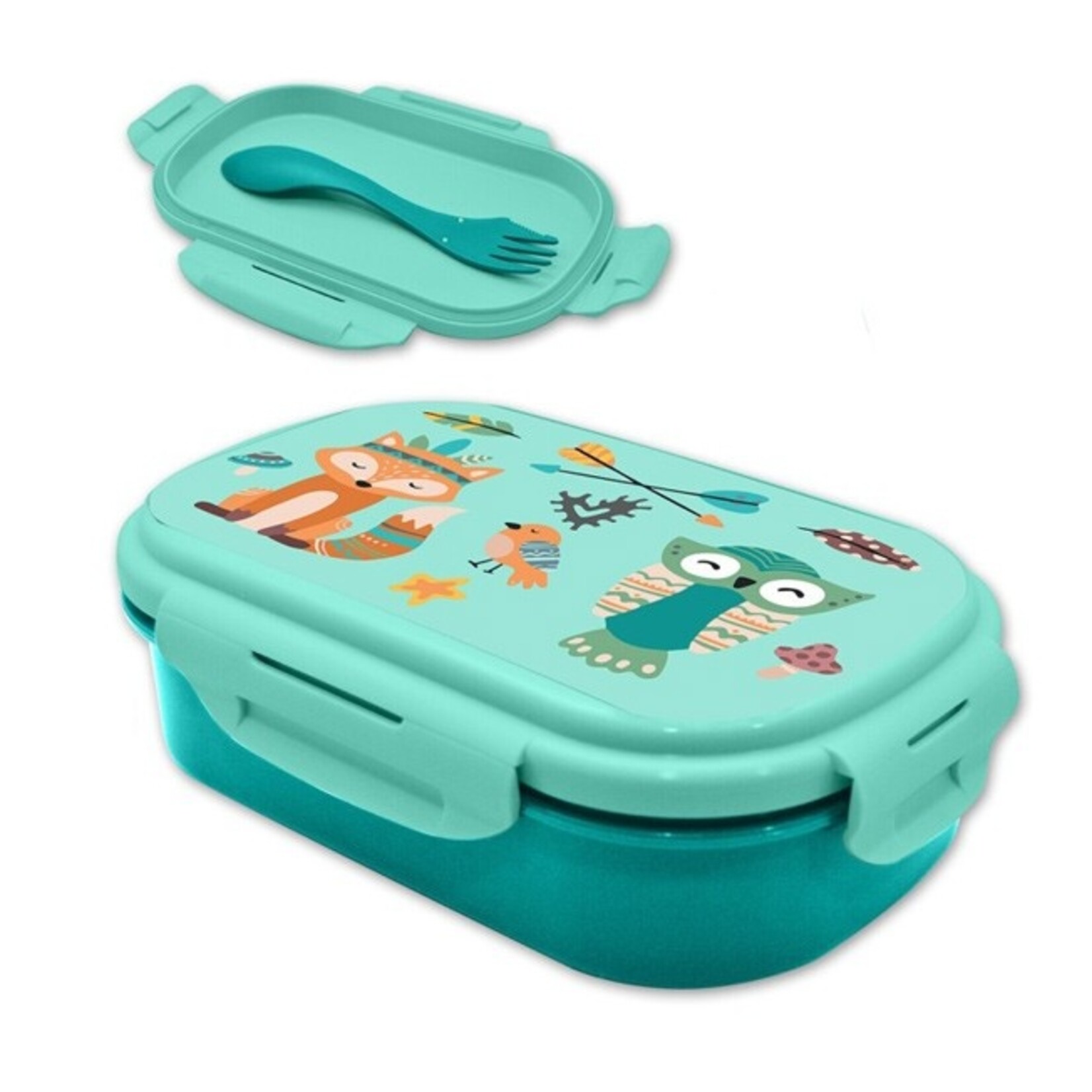 Animals Sandwichbox und Besteckset