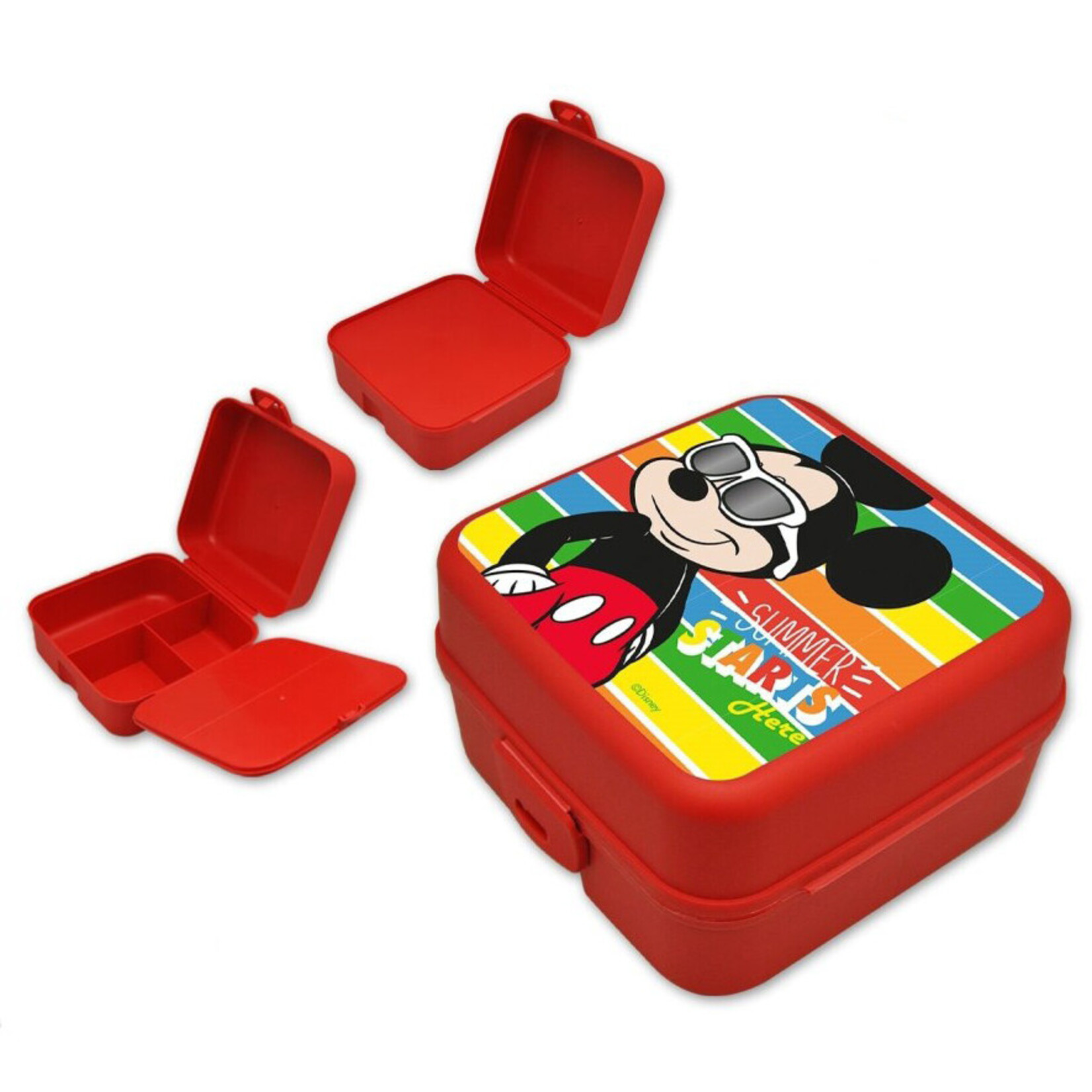 Disney Mickey Summer Mehrfach-Snackbox, Sandwichbox