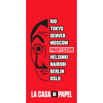 La Casa de Papel Robber Gang Handtuch, Strandhandtuch 70*140 cm