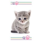 Katze Colour Handtuch, Strandhandtuch 70*140 cm