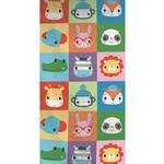 Fisher-Price Animals Handtuch, Strandhandtuch 70x140 cm