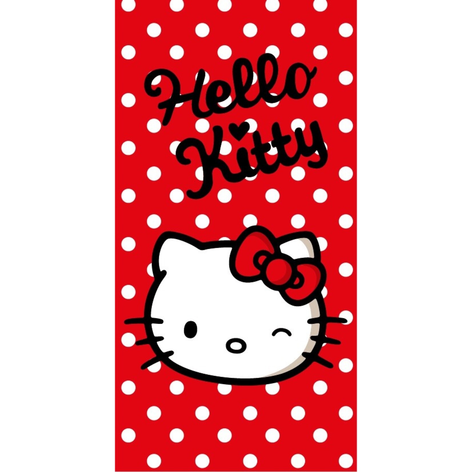 Hello Kitty Red Badetuch 70*140 cm (Fast Dry)