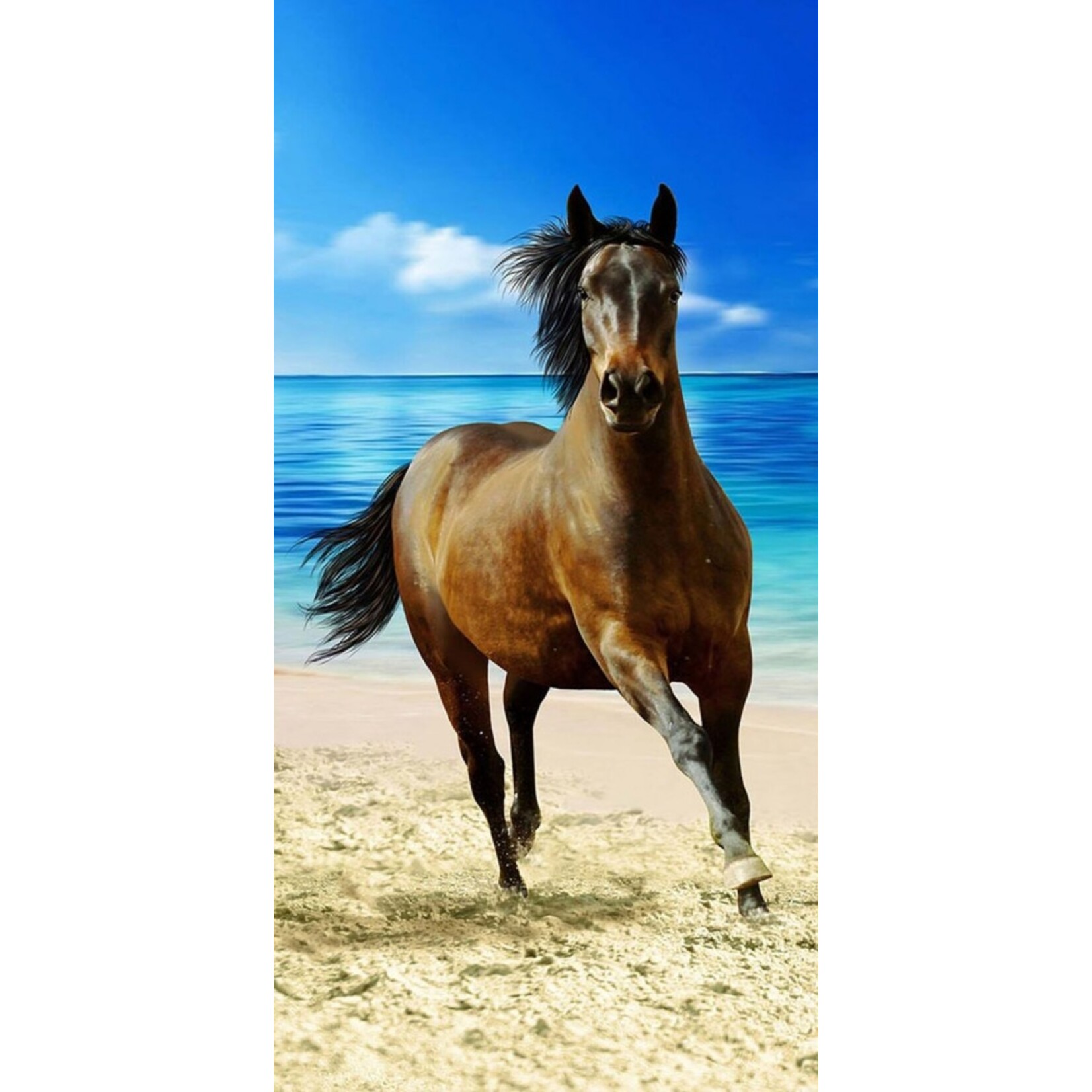 Die Pferde Badetuch 70*140 cm