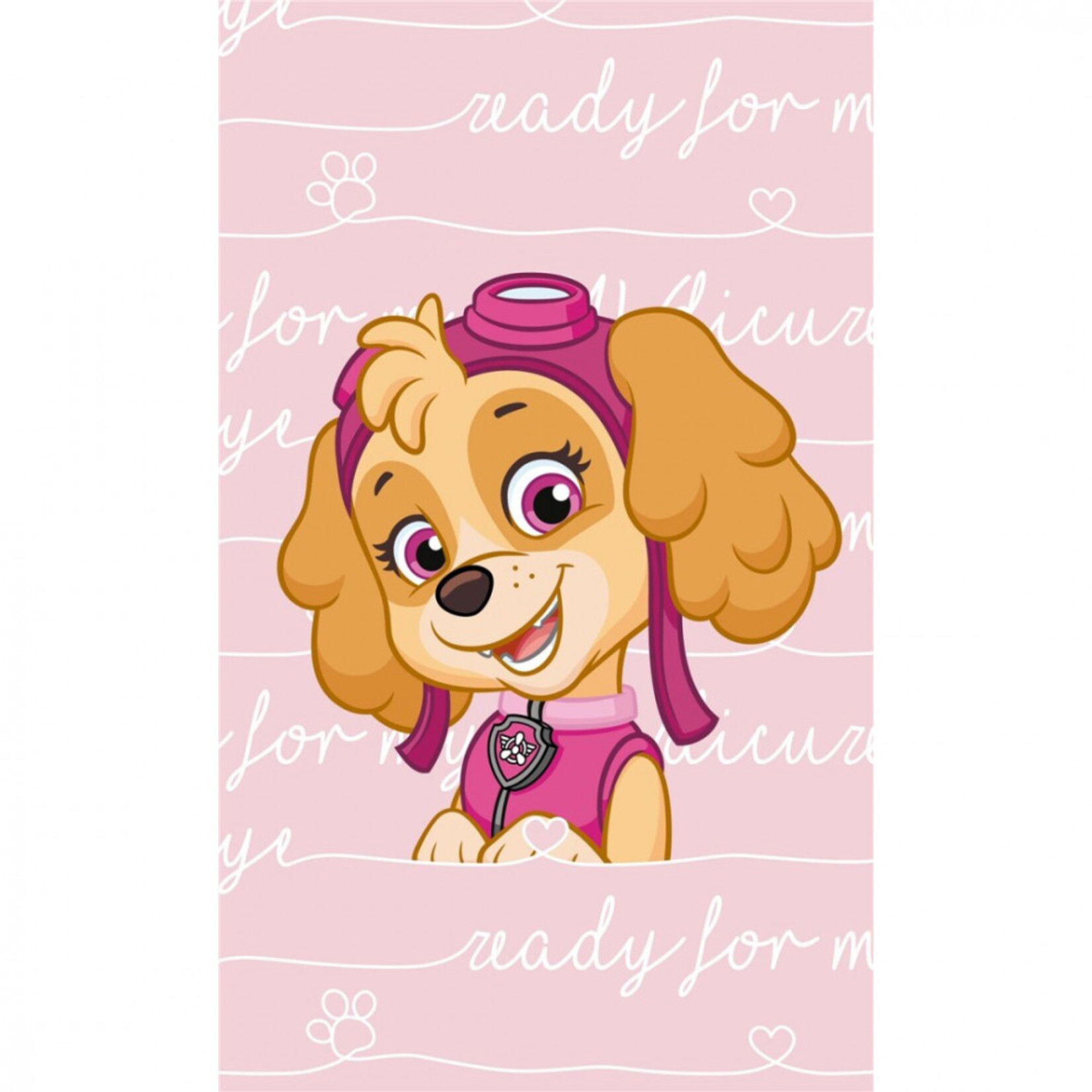 Paw Patrol Paw Patrol Skye Handtuch, Strandhandtuch 70x140 cm (Fast Dry)