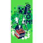 MINECRAFT Minecraft Badetuch Boom 70*140 cm
