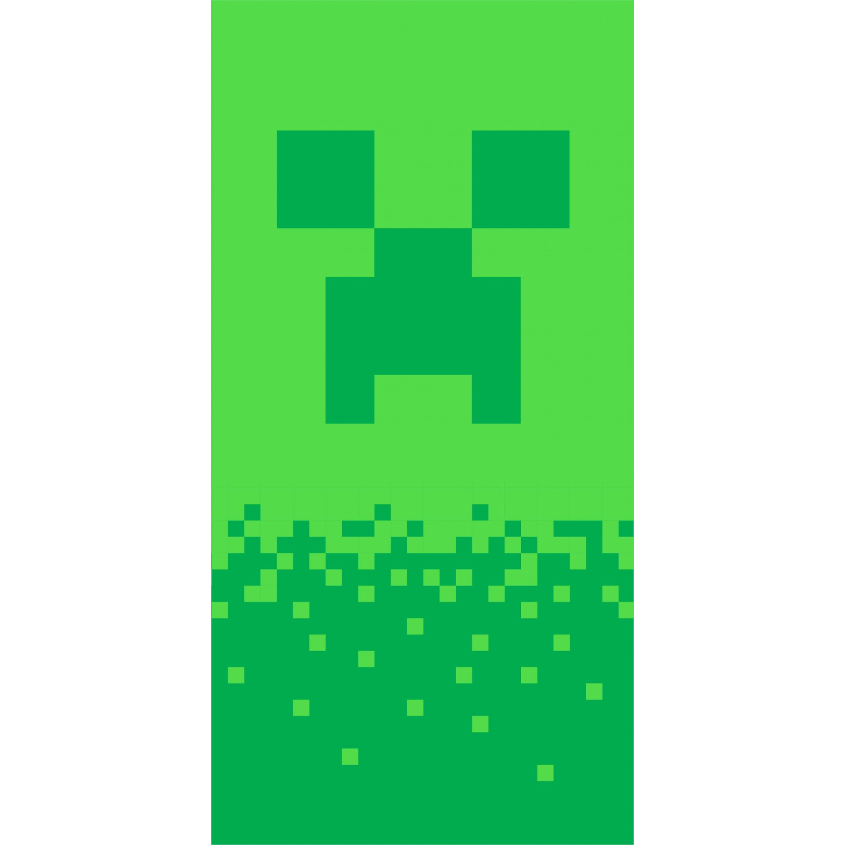 MINECRAFT Minecraft Badetuch Digital Creeper 70*140 cm