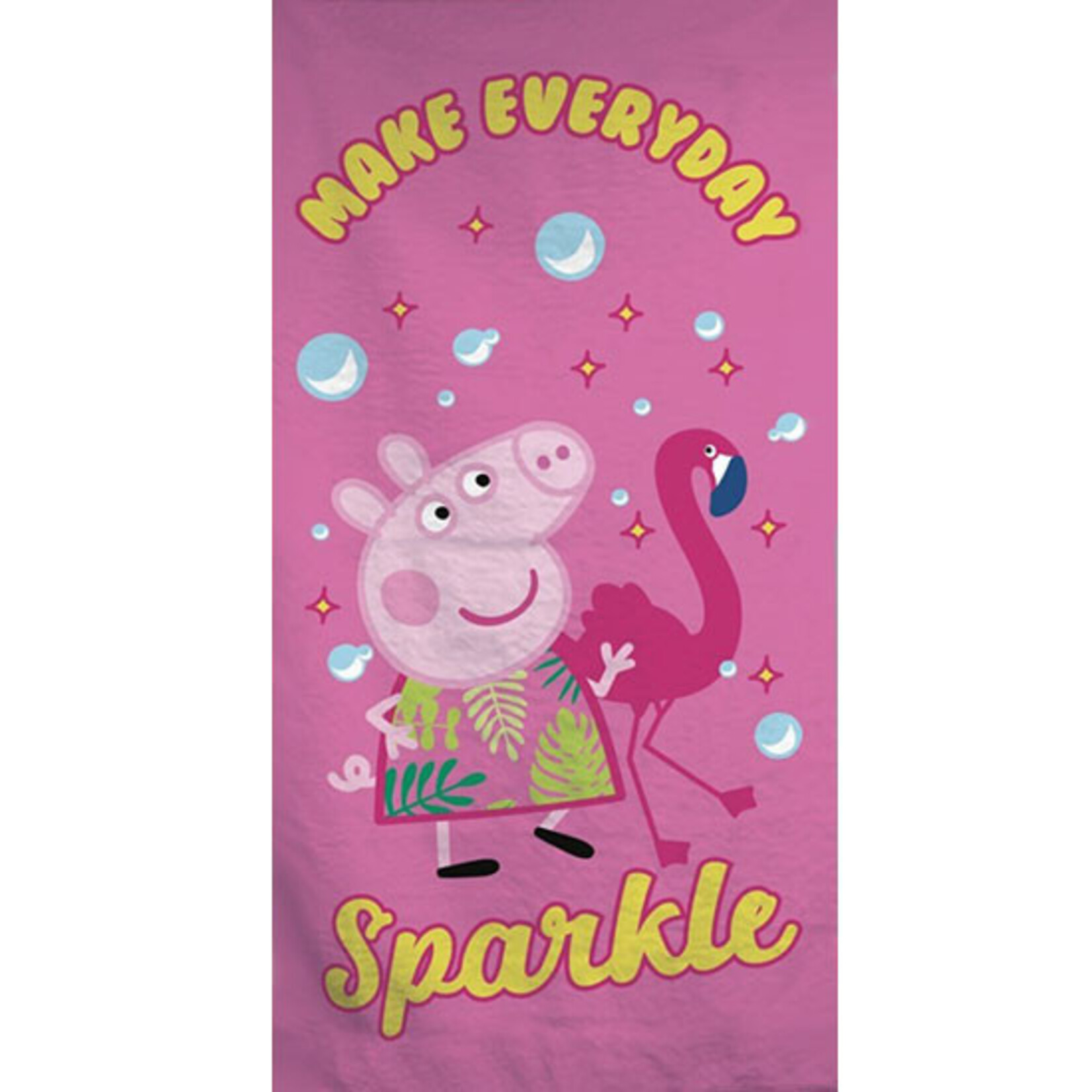 Peppa Wutz Sparkle Handtuch, Strandhandtuch 70x140 cm (Fast Dry)