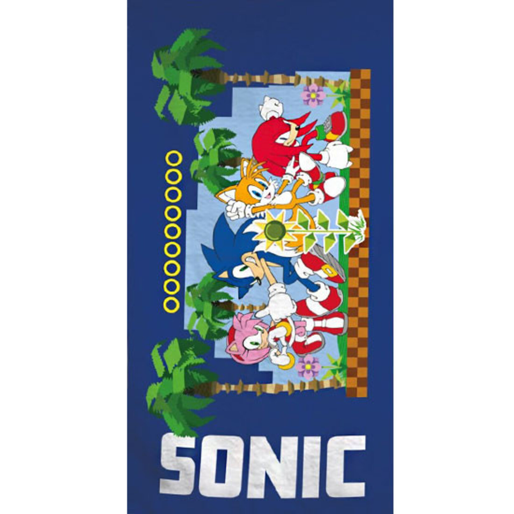 Sonic the Hedgehog Sonic the Hedgehog Handtuch, Strandhandtuch 70x140 cm (Fast Dry)