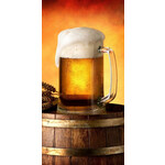 Bier Barrel Handtuch, Strandhandtuch70*140 cm