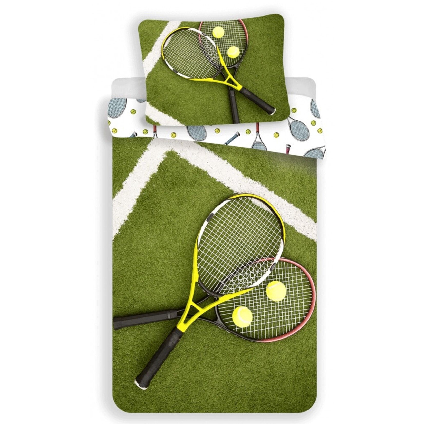 Tennis Bettwäsche 140—200 cm, 70—90 cm