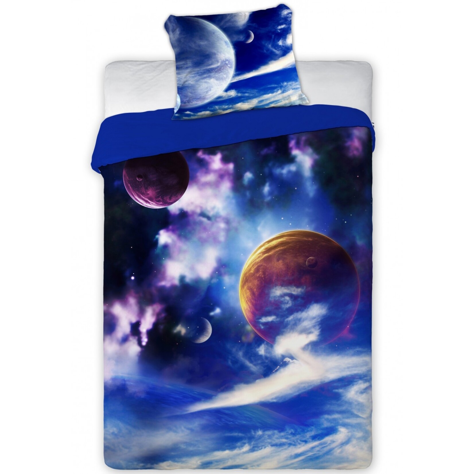 Weltraum-Planet Bettwäsche 140—200cm, 70—90 cm