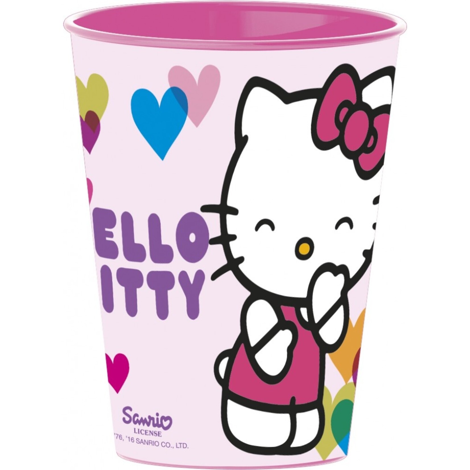 Hello Kitty Trinkglas Plastik 260 ml