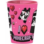 MINECRAFT Minecraft Trinkglas Plastik 260 ml