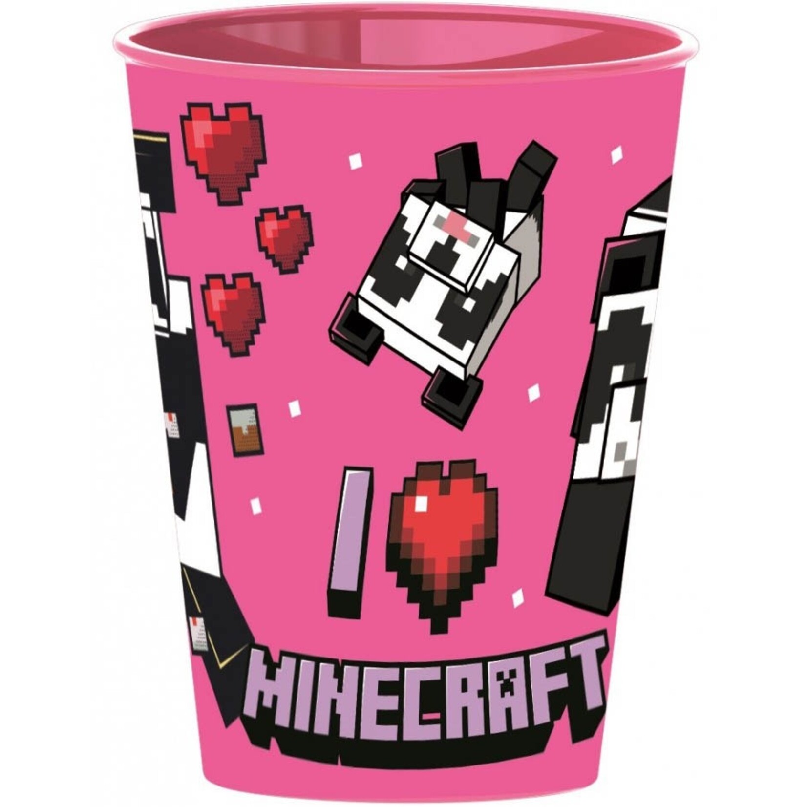 MINECRAFT Minecraft Trinkglas Plastik 260 ml