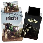 Traktor (Beleuchtung im Dunkeln) Kind Bettwäsche 100—135cm, 40—60 cm