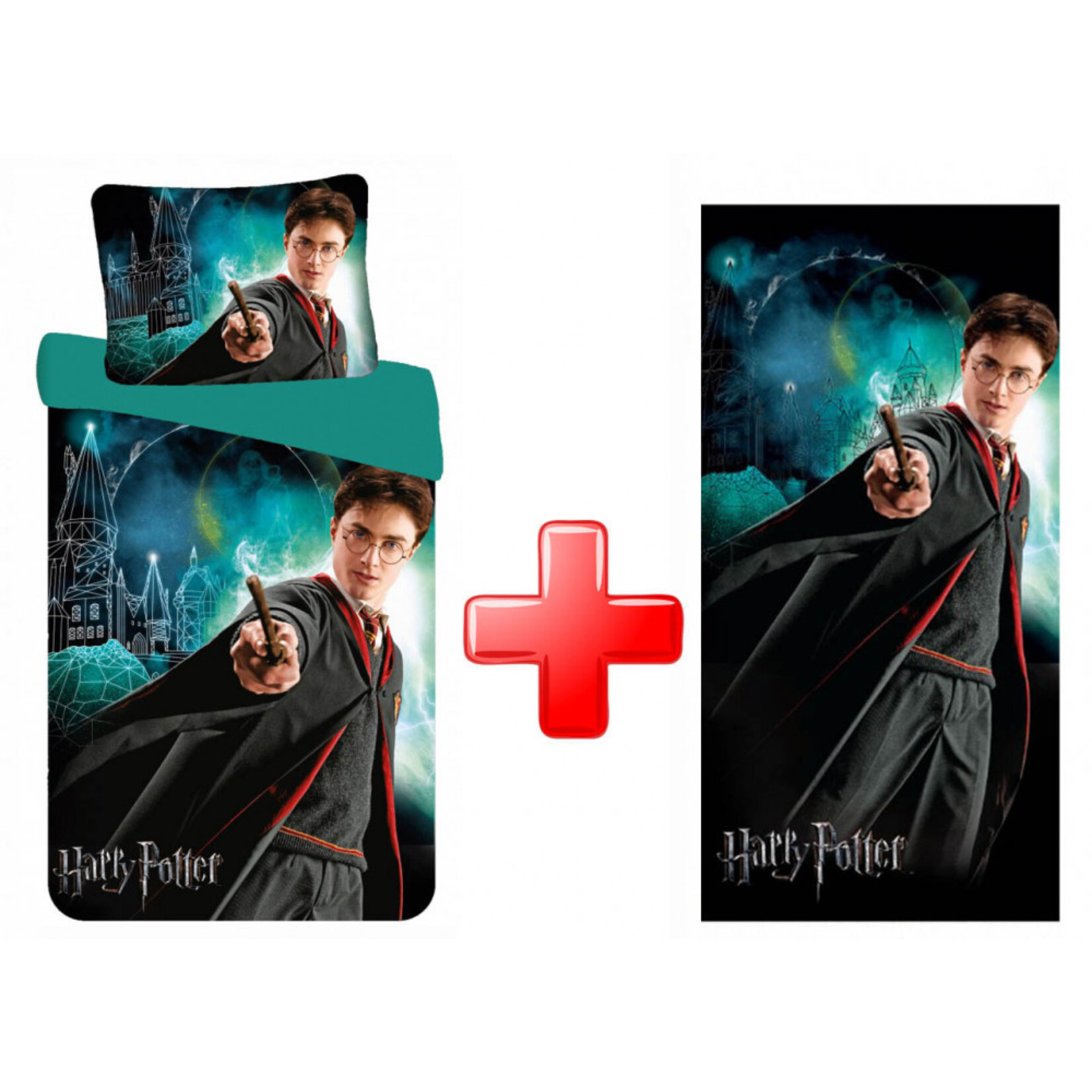 Harry Potter Harry Potter Bettwäsche Badetuch set
