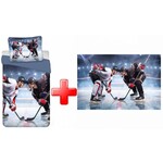 Ice Hockey Bettwäsche Fleecedecke set