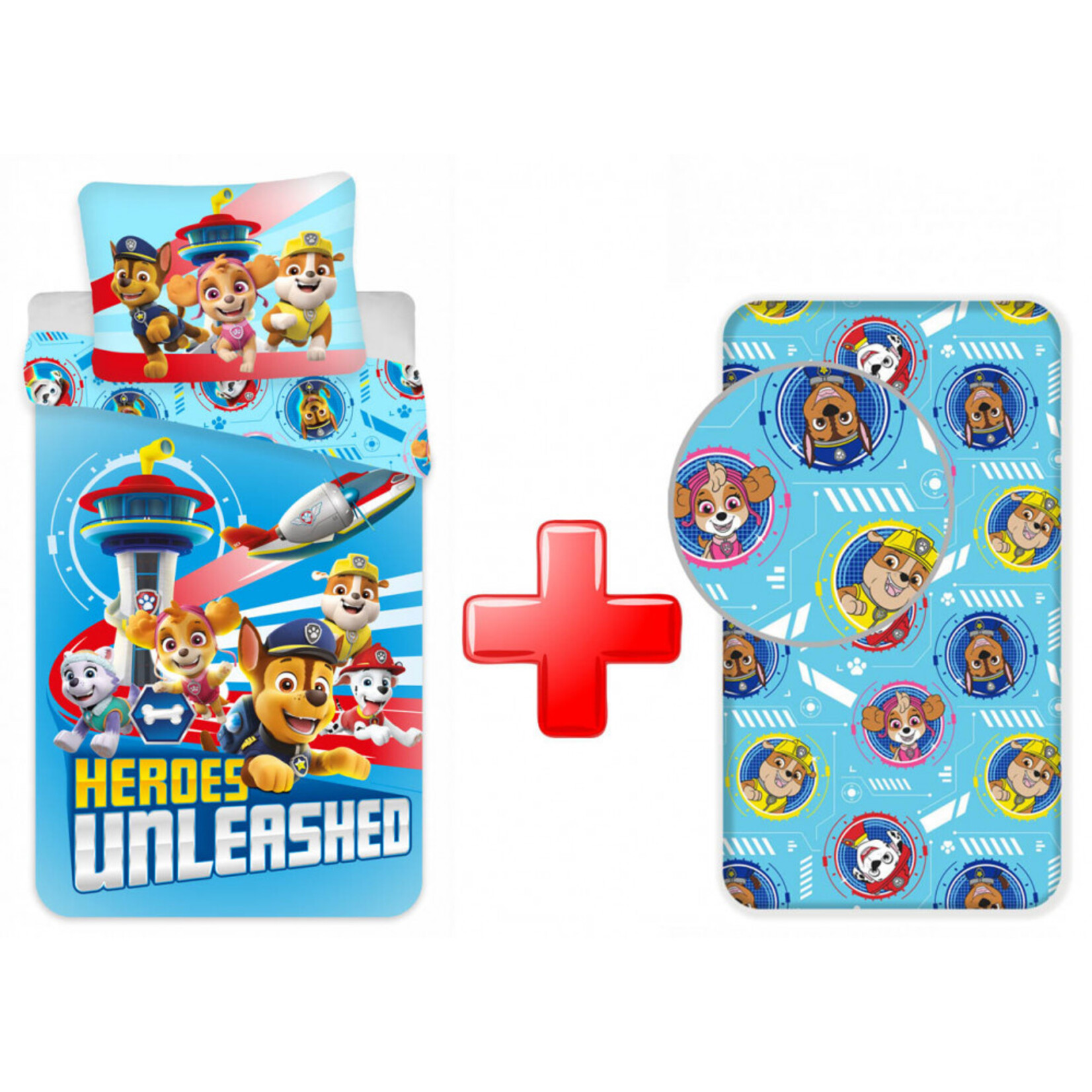 Paw Patrol Paw Patrol Bettwäsche Spannbettuch set
