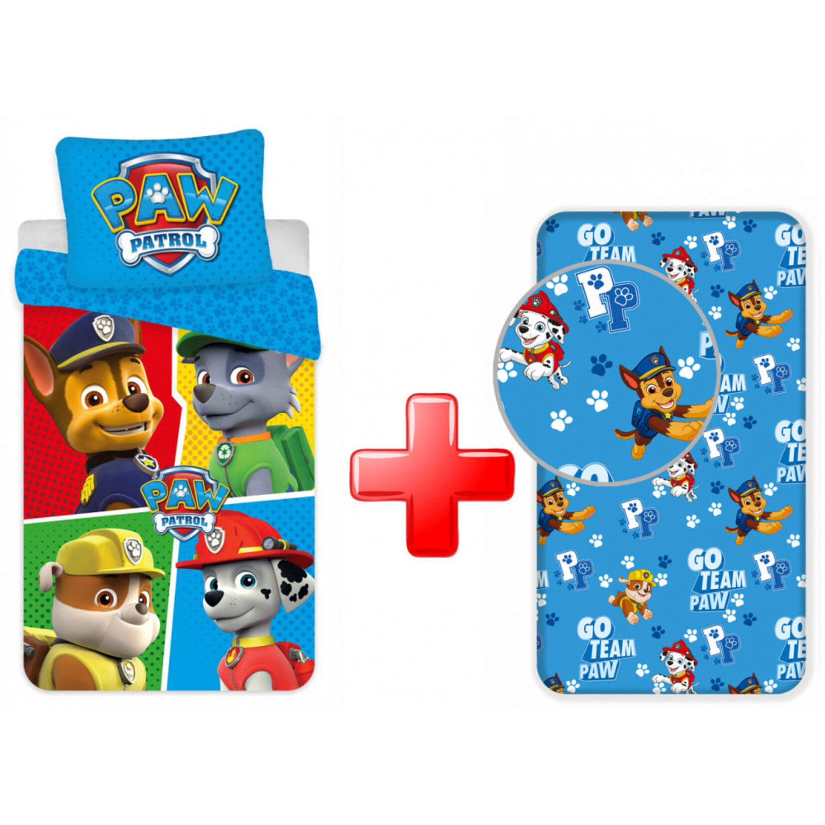 Paw Patrol Paw Patrol Bettwäsche Spannbettuch set