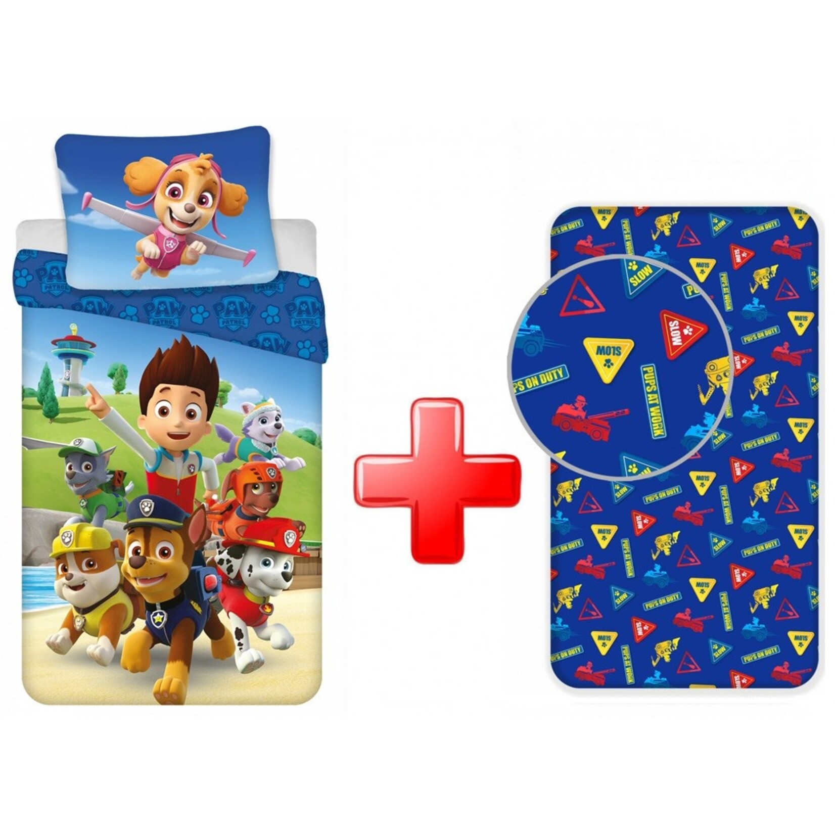 Paw Patrol Paw Patrol Bettwäsche Spannbettuch set