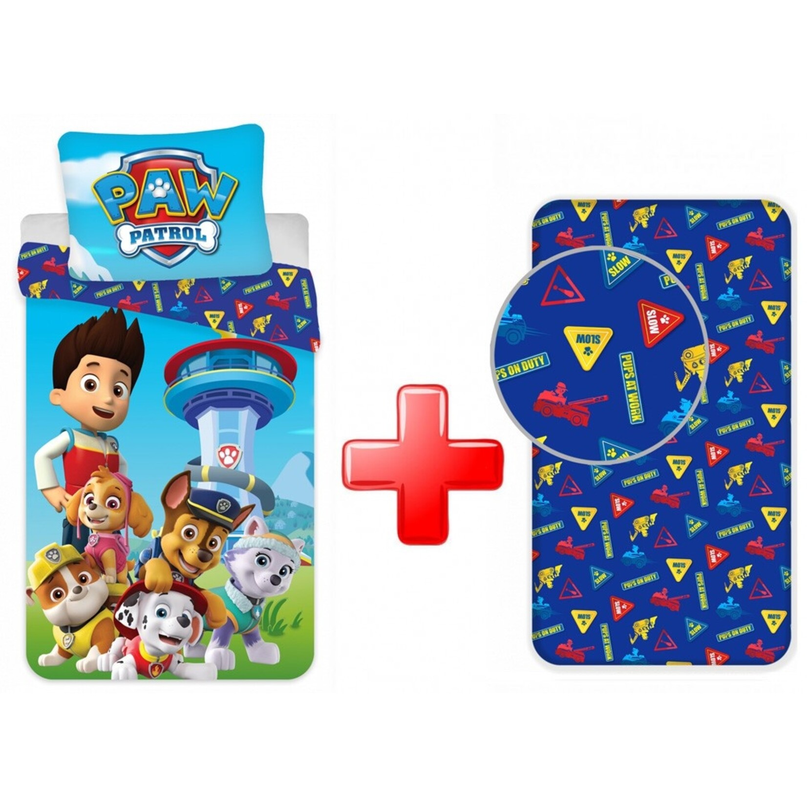 Paw Patrol Paw Patrol Bettwäsche Spannbettuch set