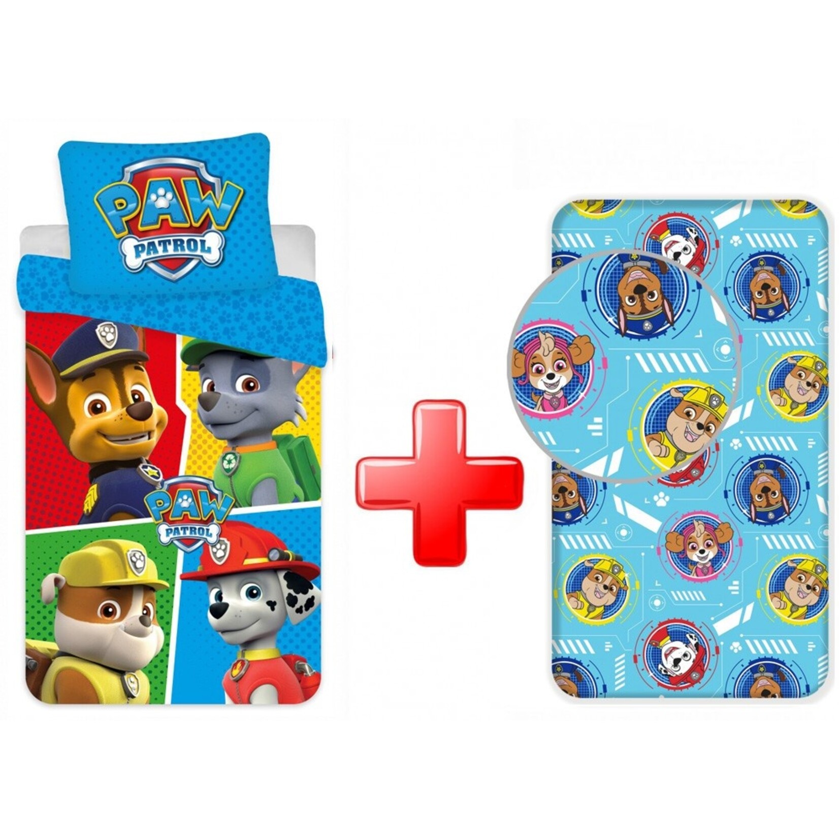 Paw Patrol Paw Patrol Bettwäsche Spannbettuch set