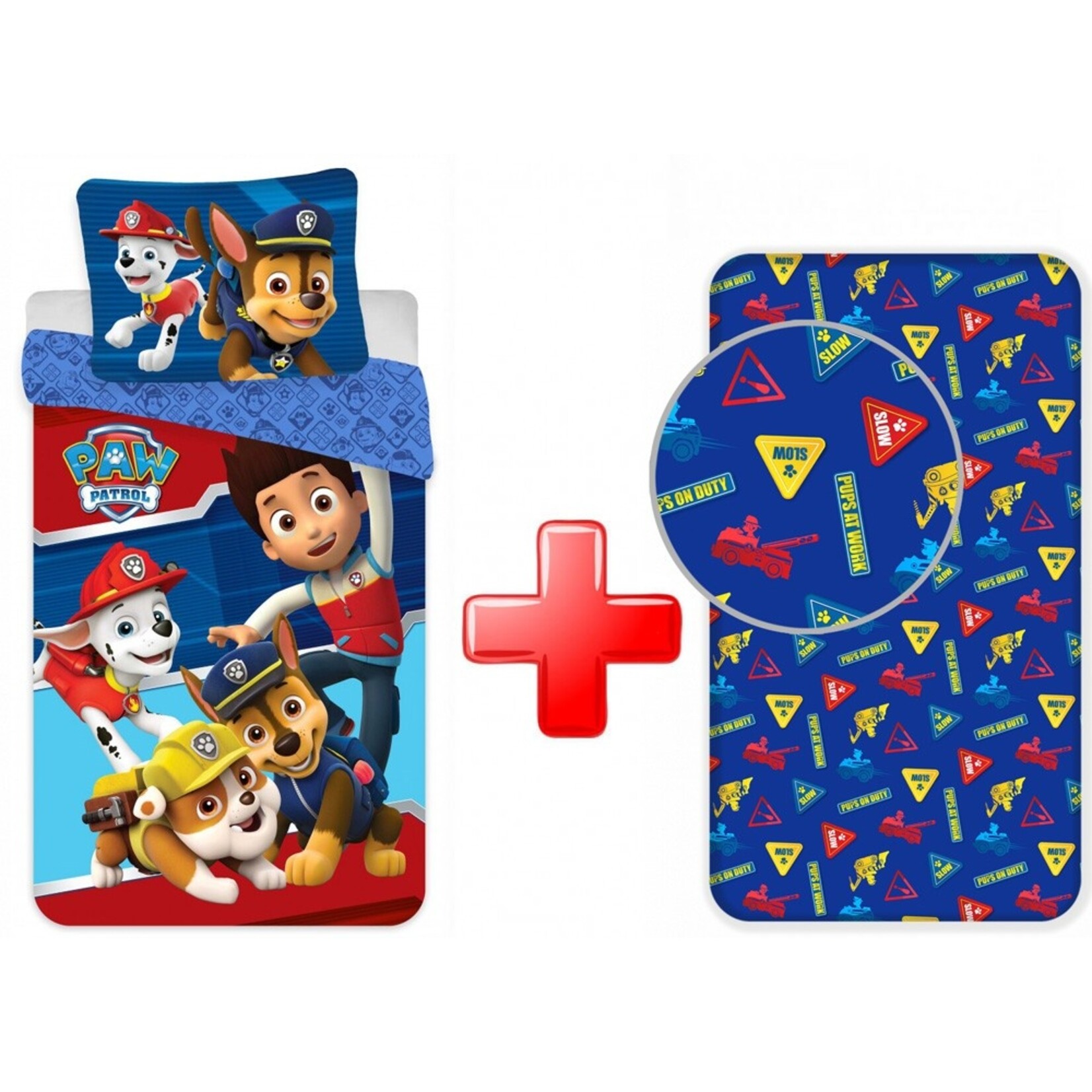 Paw Patrol Paw Patrol Bettwäsche Spannbettuch set