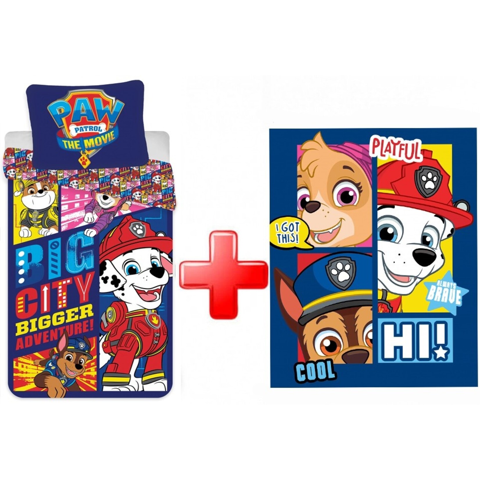 Paw Patrol Paw Patrol Bettwäsche Fleecedecke set