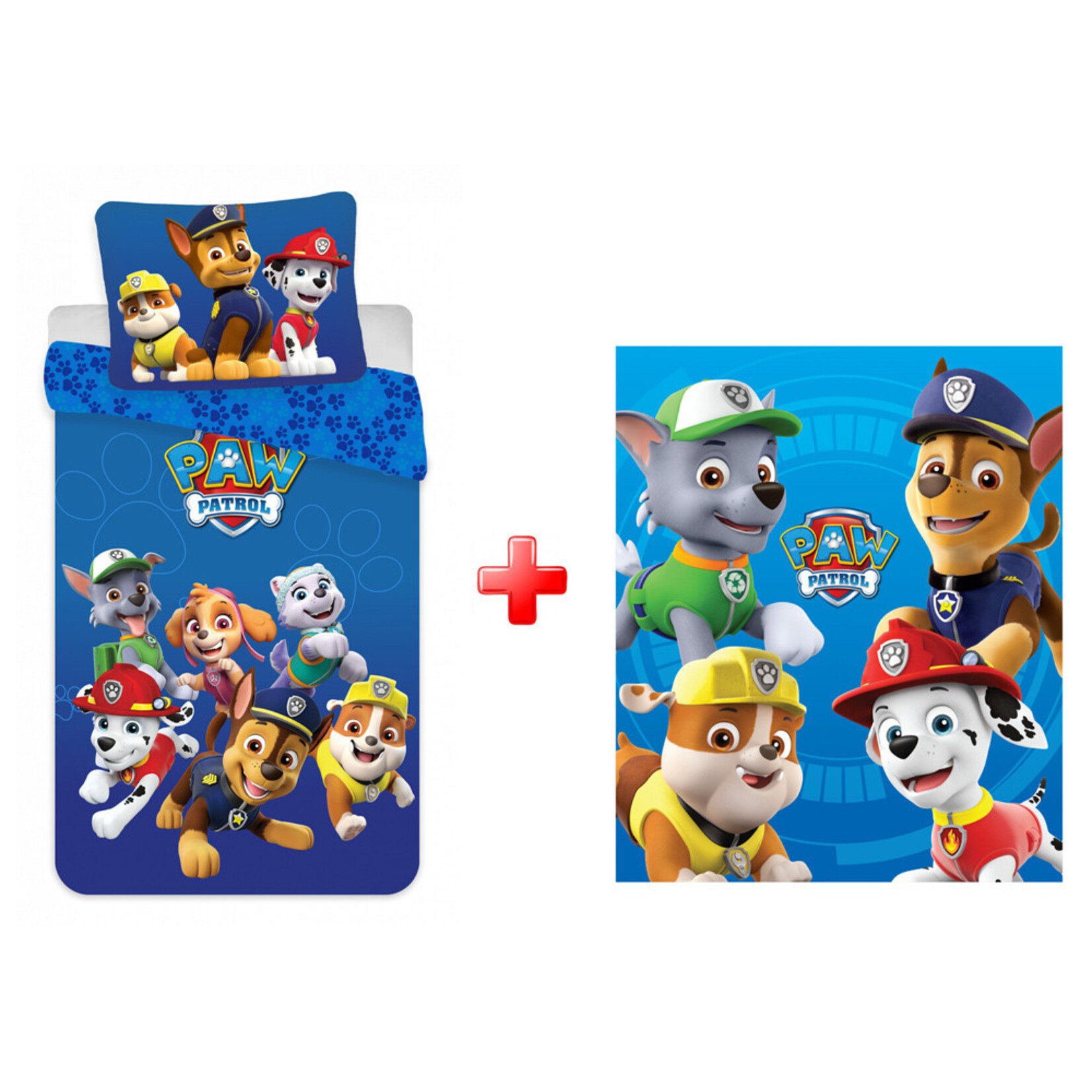 Paw Patrol Paw Patrol Bettwäsche Fleecedecke set