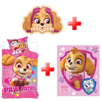 Paw Patrol Paw Patrol Bettwäsche, Fleecedecke und Formkissen set