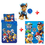 Paw Patrol Paw Patrol Bettwäsche, Fleecedecke und Formkissen set