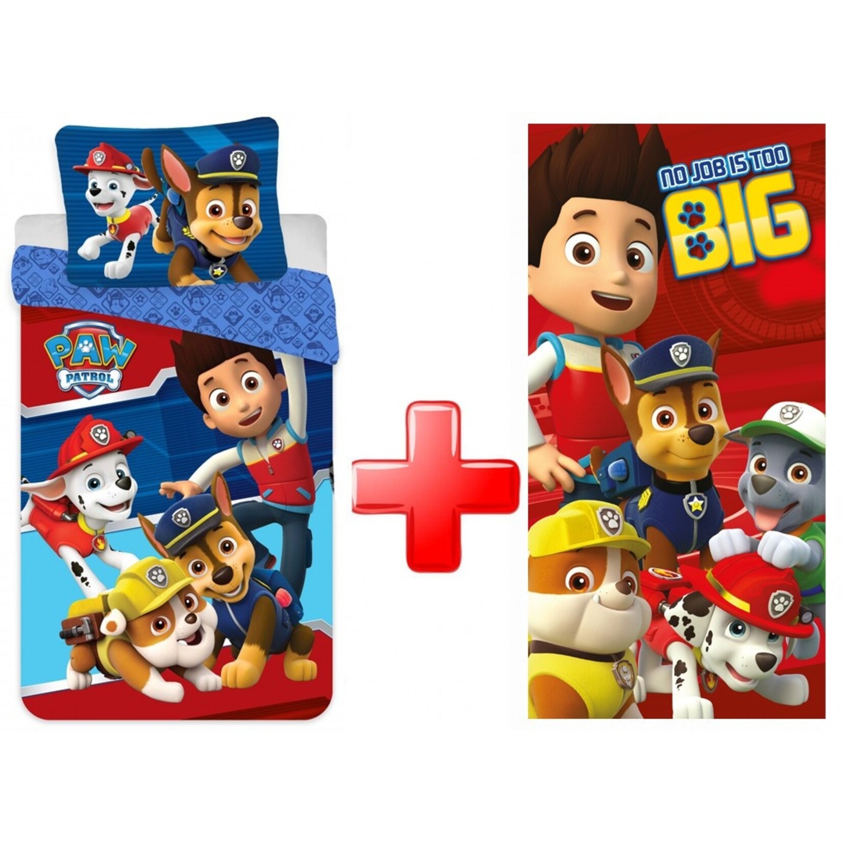 Paw Patrol Paw Patrol Bettwäsche Badetuch set
