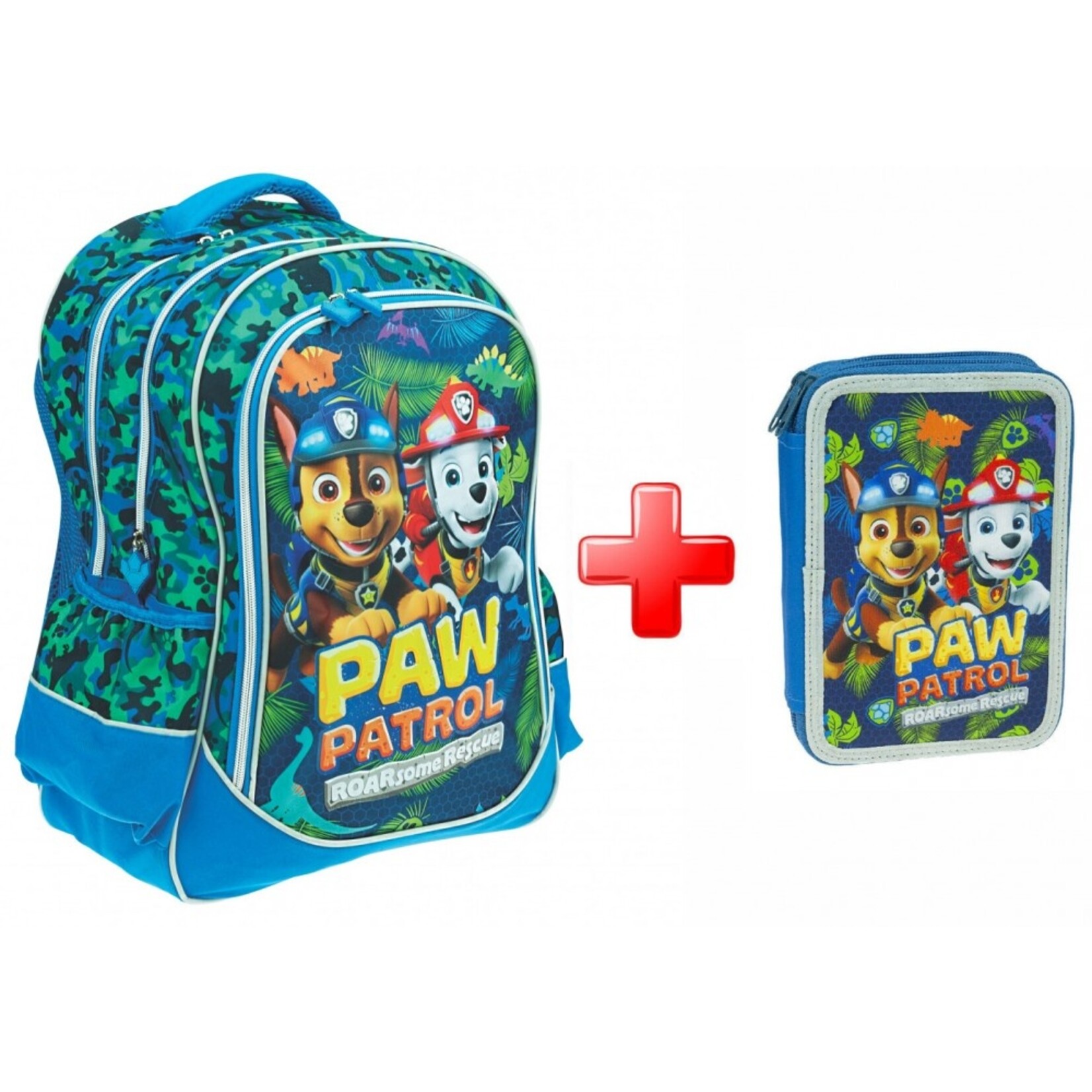 Paw Patrol Paw Patrol Rucksack und Federmappe Set