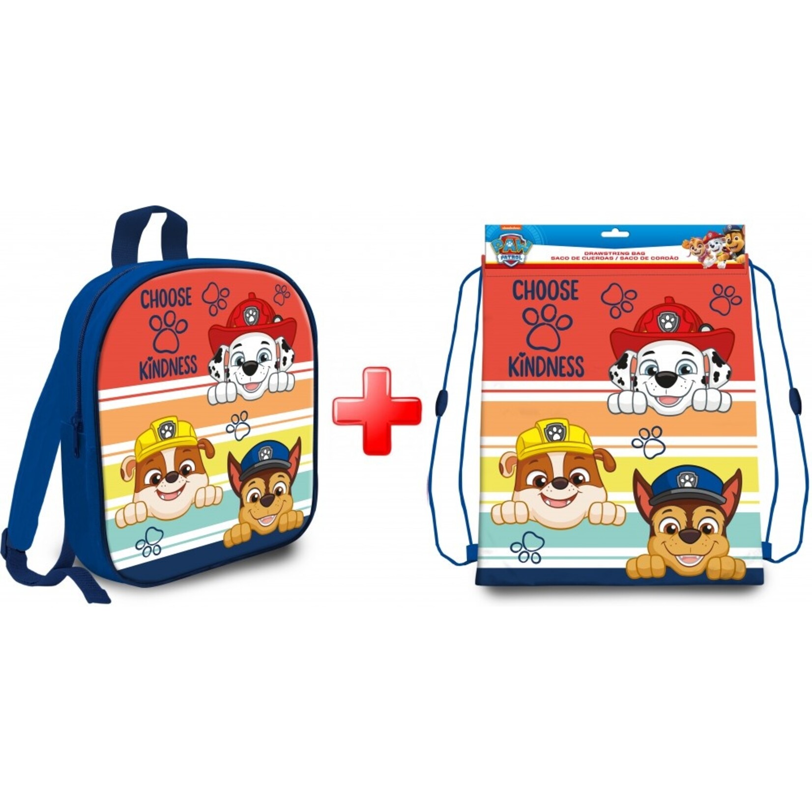 Paw Patrol Paw Patrol Rucksack und Turnbeutel-Set