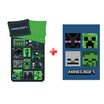 MINECRAFT Minecraft Bettwäsche Fleecedecke set