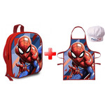 Spiderman Rucksack und Schürze-Set