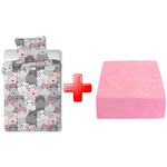 Nilpferd Kind Bettwäsche Spannbettuch set