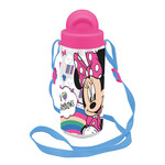 Disney Minnie Rainbows Kunststoff-Trinkflasche mit Trageschlaufe 500ml