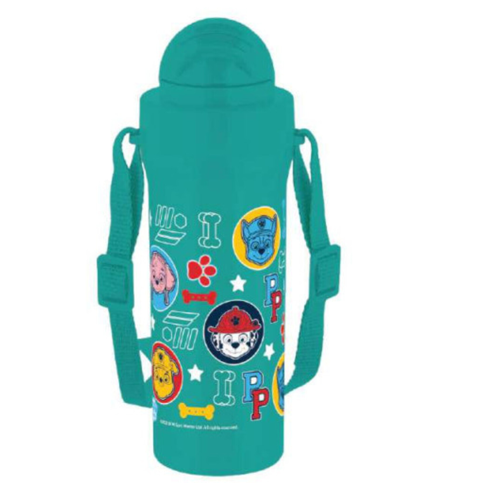 Paw Patrol Paw Patrol Heads Kunststoff-Trinkflasche mit Trageschlaufe 350ml