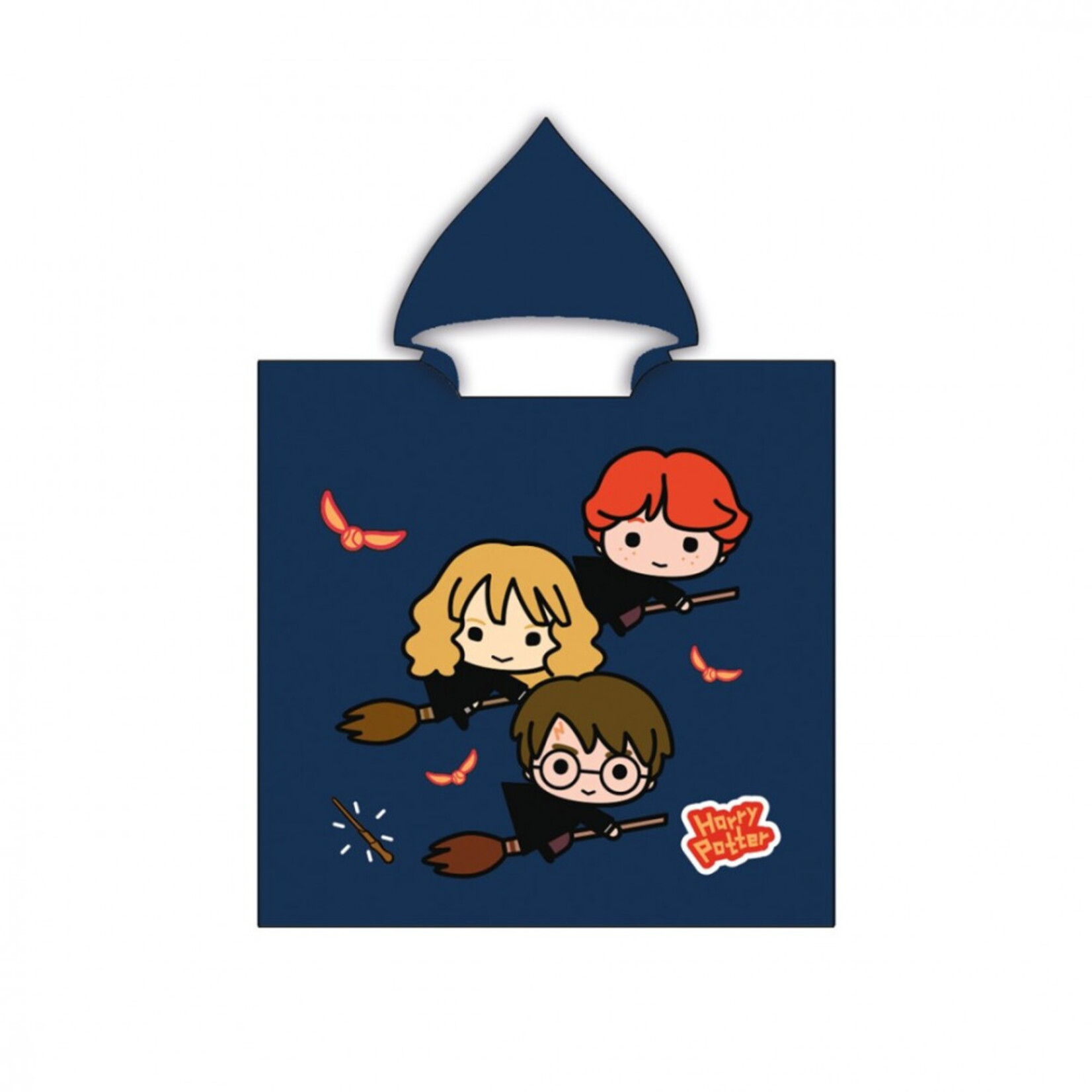 Harry Potter Harry Potter Quidditch Strandtuch, Poncho 55x110 cm