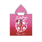 Miraculous Ladybug Strandtuch, Poncho 55x110 cm